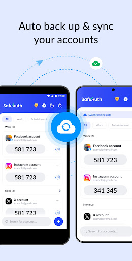 Authenticator App - SafeAuth screenshot