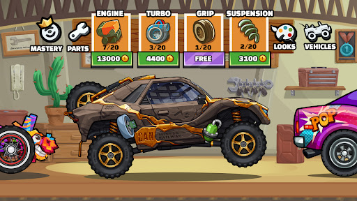 Captura de pantalla de Hill Climb Racing 2