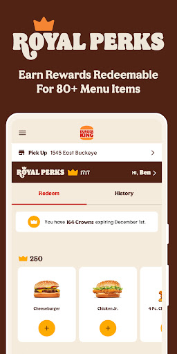 Captura de pantalla de BURGER KING® App