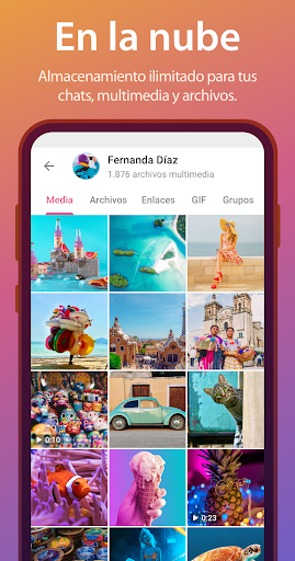 Captura de pantalla de Telegram