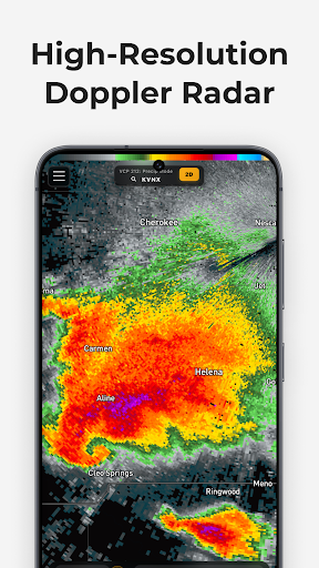 Captura de pantalla de RadarOmega: Doppler Radar App