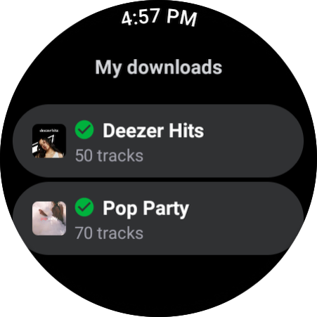 Captura de pantalla de Deezer - Música y Podcasts