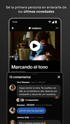 Captura de pantalla de Patreon
