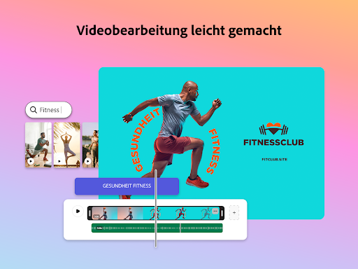 Adobe Express: KI Foto, Video Screenshot