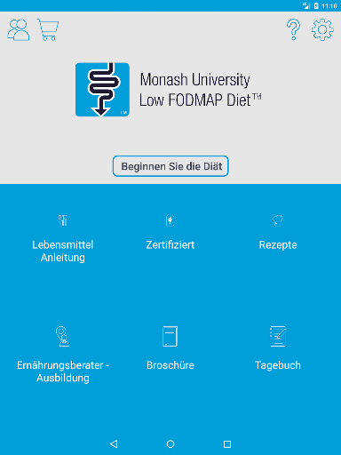 Monash University FODMAP diet Screenshot