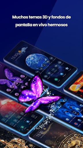 Captura de pantalla de Live Launcher Lite-3Dwallpaper