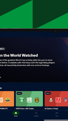 Captura de pantalla de FIFA+ | App de fútbol en vivo