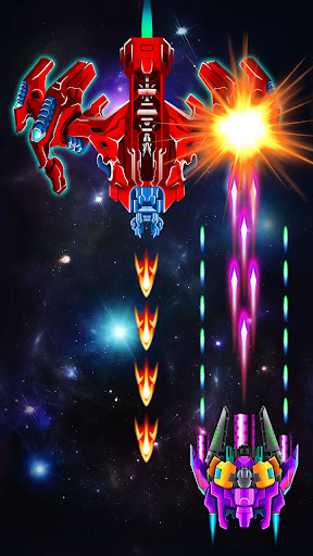 Galaxy Attack Flugzeugspiel Screenshot