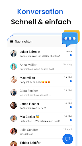 Mitteilungen Screenshot