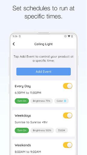 Hubspace Screenshot