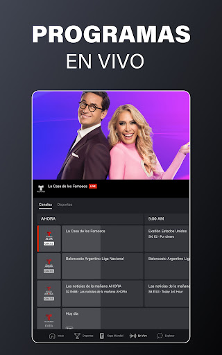 Captura de pantalla de Telemundo: Series y TV en vivo