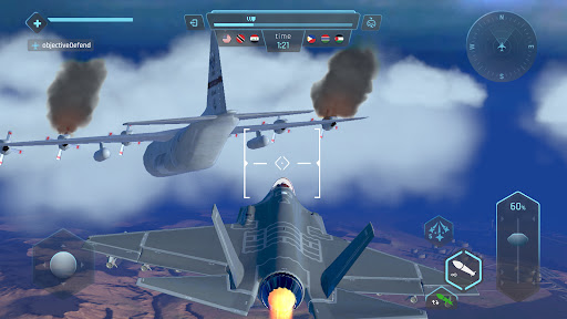 Captura de pantalla de Sky Warriors: Combates Aéreos