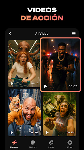 Captura de pantalla de Hula - Generador de Videos AI