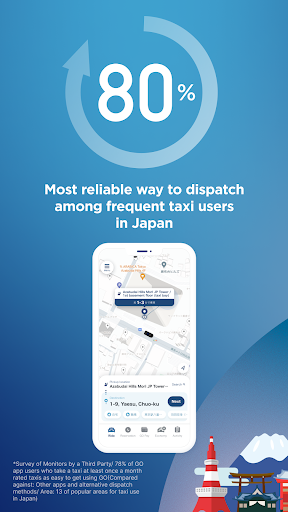 GO / Taxi app for Japan screenshot
