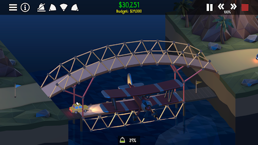 Captura de pantalla de Poly Bridge 2