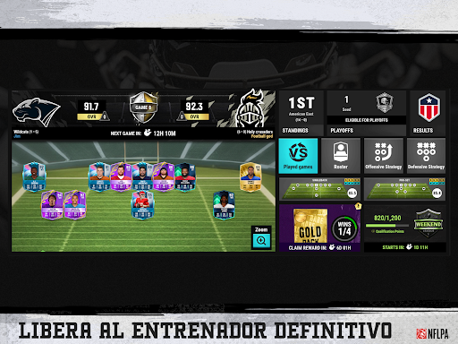 Captura de pantalla de Football Head Coach 26 NFL PA