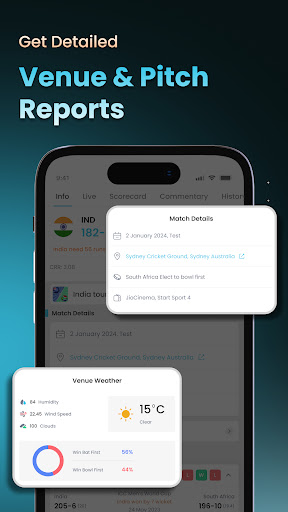 Cricket LineX: Fast Live score screenshot