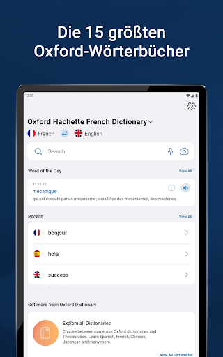 Oxford Dictionary Screenshot