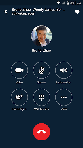 Skype for Business for Android Screenshot