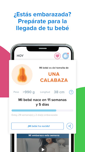 Captura de pantalla de Kinedu: Desarrollo del Bebé
