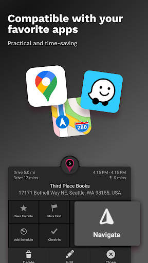 Captura de pantalla de RoadWarrior Route Planner