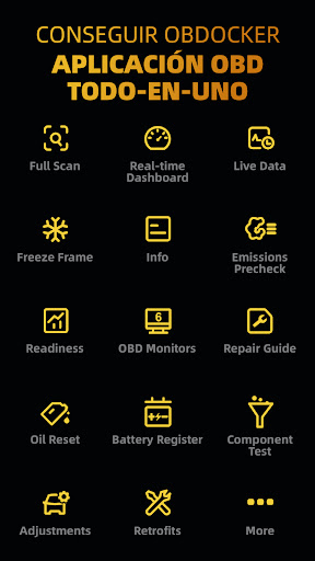 Captura de pantalla de OBDocker - OBD2 Car Scanner