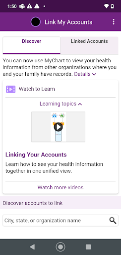 Captura de pantalla de Trinity Health MyChart