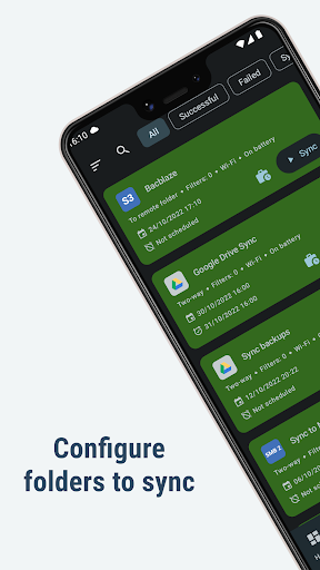 Captura de pantalla de FolderSync Pro