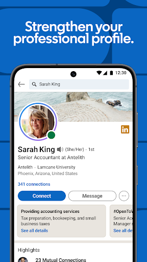 LinkedIn: Community & Network screenshot