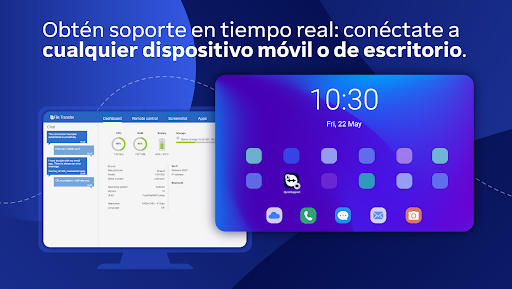 Captura de pantalla de TeamViewer QuickSupport