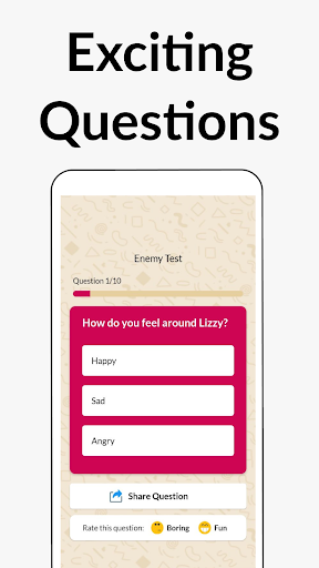 Captura de pantalla de BFF Test: Quiz Your Friends