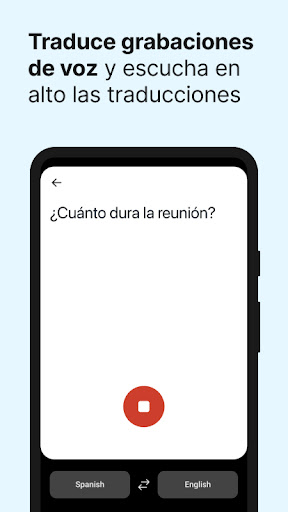Captura de pantalla de Traductor de DeepL