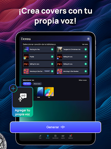 Captura de pantalla de Donna IA Generador de Música