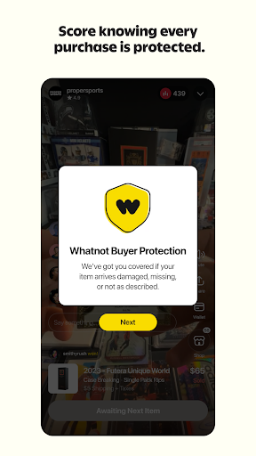 Captura de pantalla de Whatnot: Shop, Sell, Connect