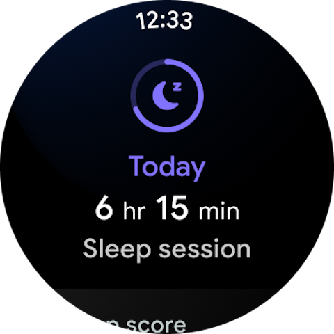 Captura de pantalla de Fitbit