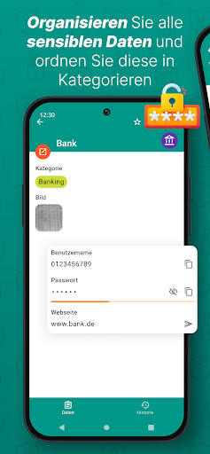 Password Safe und Manager Screenshot