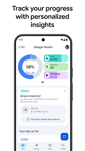 Google Health (Fitbit) screenshot