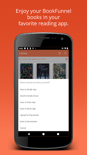 BookFunnel screenshot