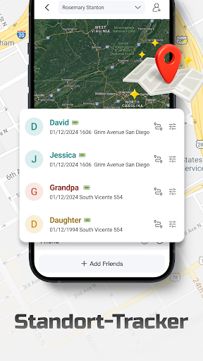 Telefon-Tracker Screenshot