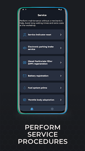 Carista OBD2 screenshot