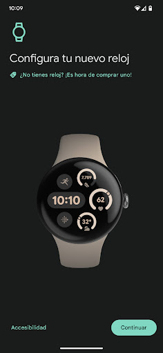 Captura de pantalla de Google Pixel Watch