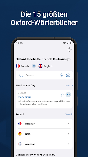Oxford Dictionary Screenshot