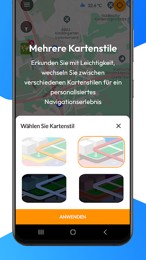 Offline Map Navigation Screenshot