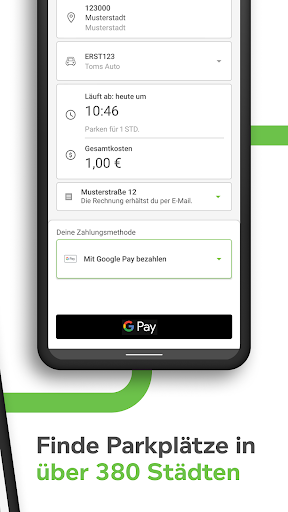 PayByPhone – Parken per App Screenshot