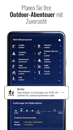 Transparente Uhr & Wetter Screenshot