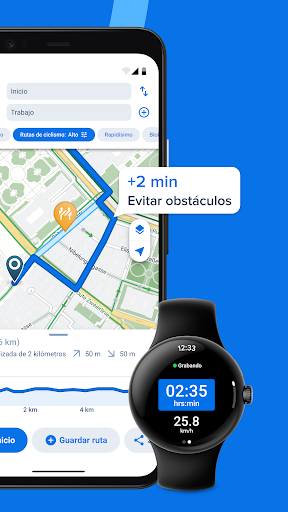 Captura de pantalla de Bikemap: Rutas en bici y GPS