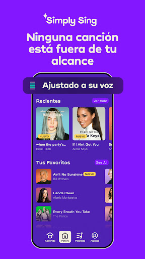 Captura de pantalla de Simply Sing: My Singing App