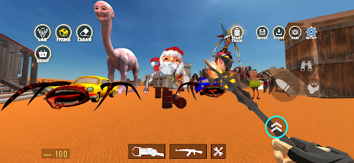Captura de pantalla de Nextbots In Playground mod