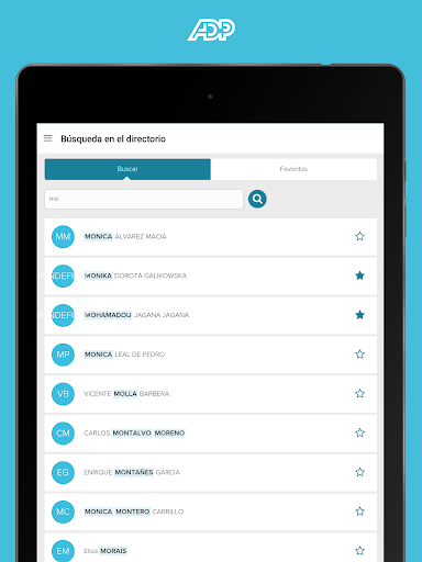 Captura de pantalla de ADP Mobile Solutions