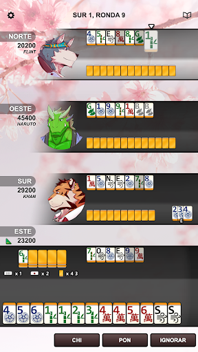 Captura de pantalla de Kemono Mahjong
